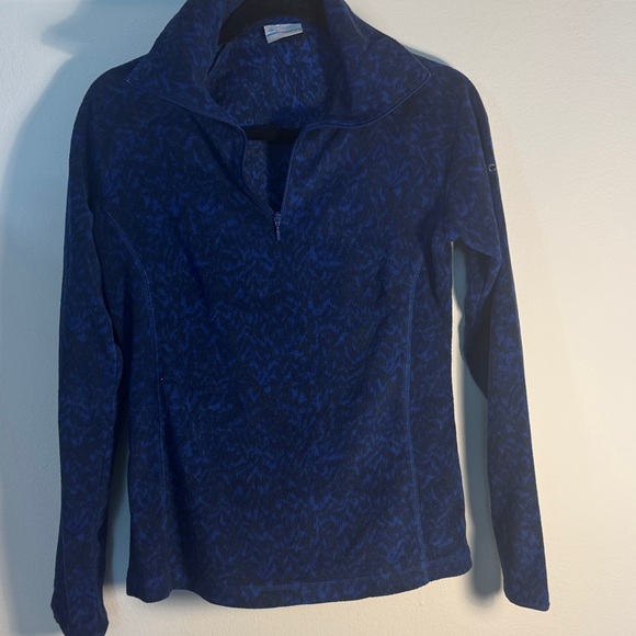 Columbia Blue Patterned Sweatshirt - Picture 1 of 1